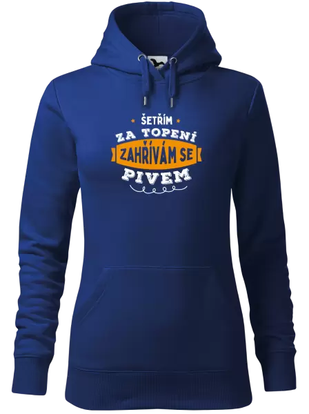 Dámská mikina Zahřívám se pivem