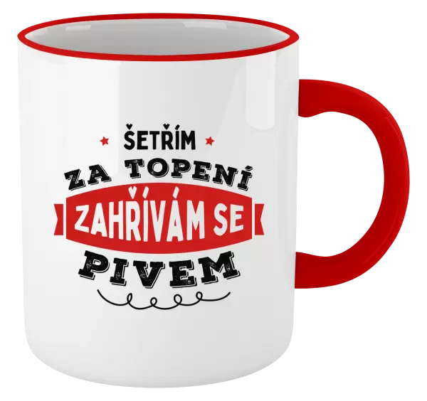 Hrnek Zahřívám se pivem