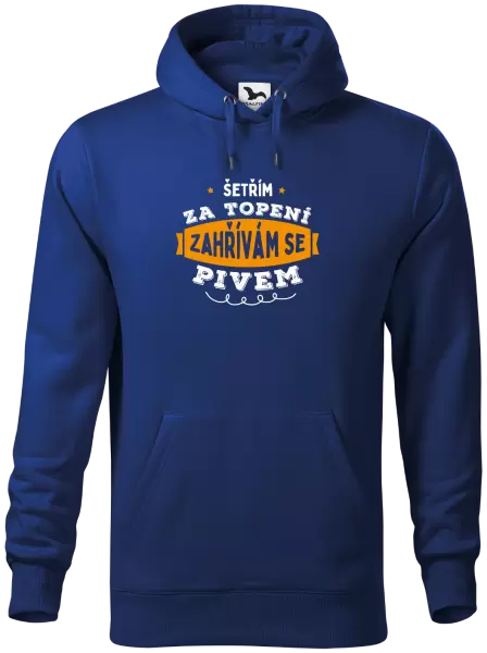 Pánská mikina Zahřívám se pivem