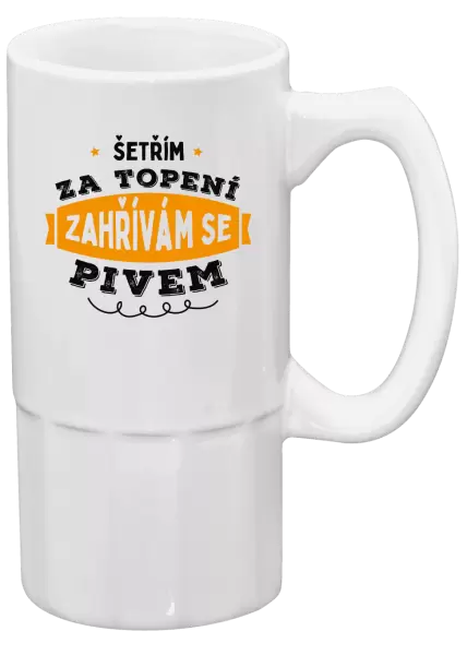 Půllitr Zahřívám se pivem