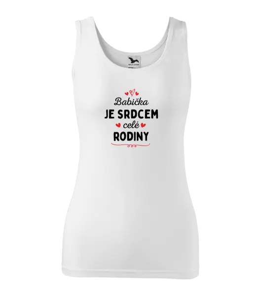 Dámské tílko Babička je srdcem celé rodiny