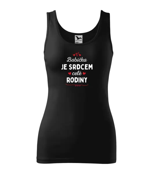 Dámské tílko Babička je srdcem celé rodiny