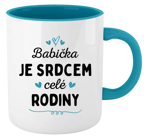 Hrnek Babička je srdcem celé rodiny
