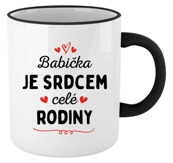 Hrnek Babička je srdcem celé rodiny