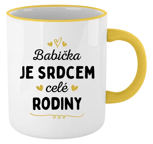 Hrnek Babička je srdcem celé rodiny