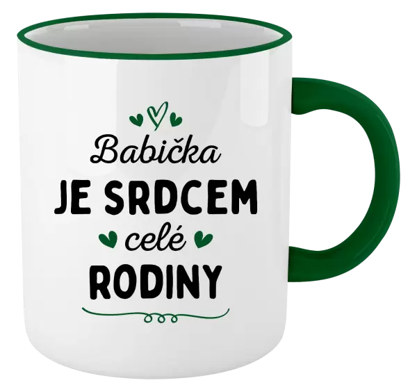 Hrnek Babička je srdcem celé rodiny