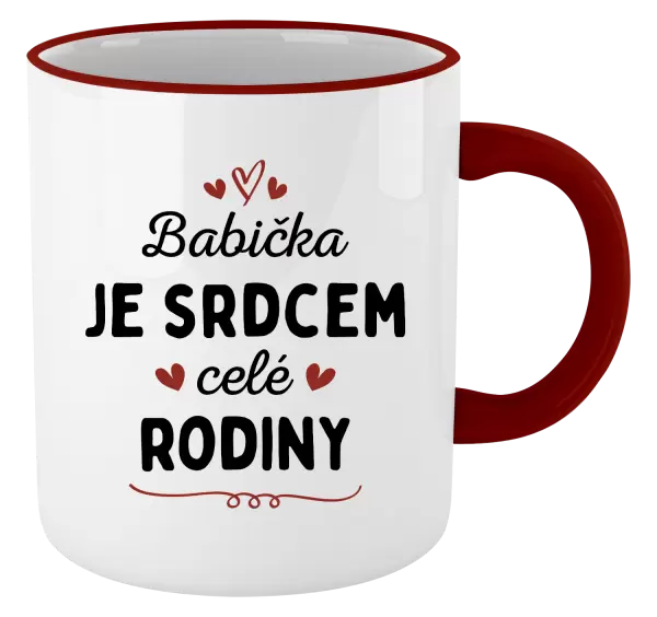 Hrnek Babička je srdcem celé rodiny