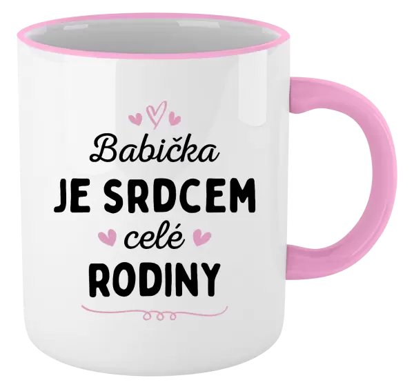 Hrnek Babička je srdcem celé rodiny