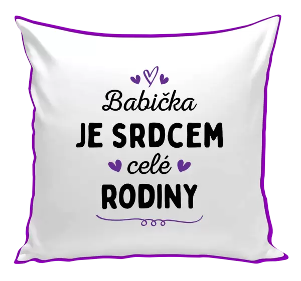 Polštář Babička je srdcem celé rodiny