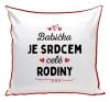 Polštář Babička je srdcem celé rodiny