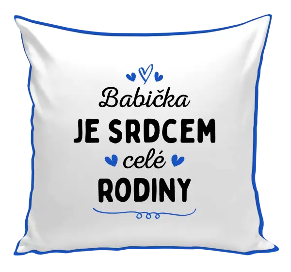 Polštář Babička je srdcem celé rodiny