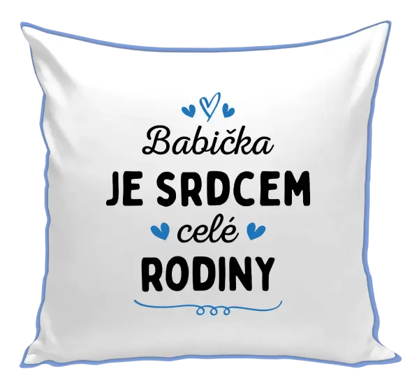 Polštář Babička je srdcem celé rodiny