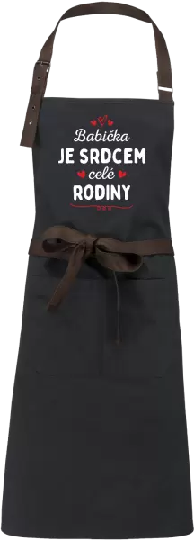 Zástěra Babička je srdcem celé rodiny