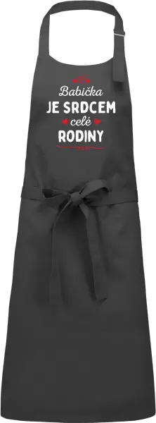 Zástěra Babička je srdcem celé rodiny