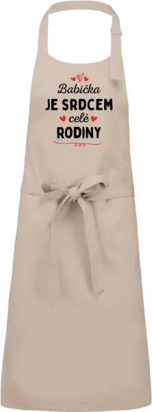 Zástěra Babička je srdcem celé rodiny