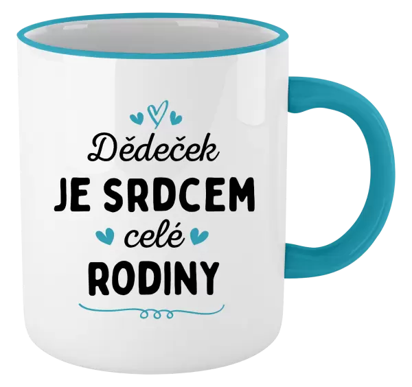 Hrnek Dědeček je srdcem celé rodiny