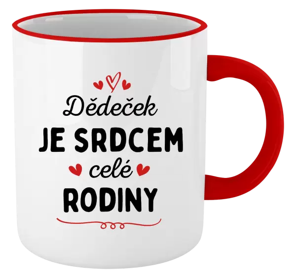 Hrnek Dědeček je srdcem celé rodiny