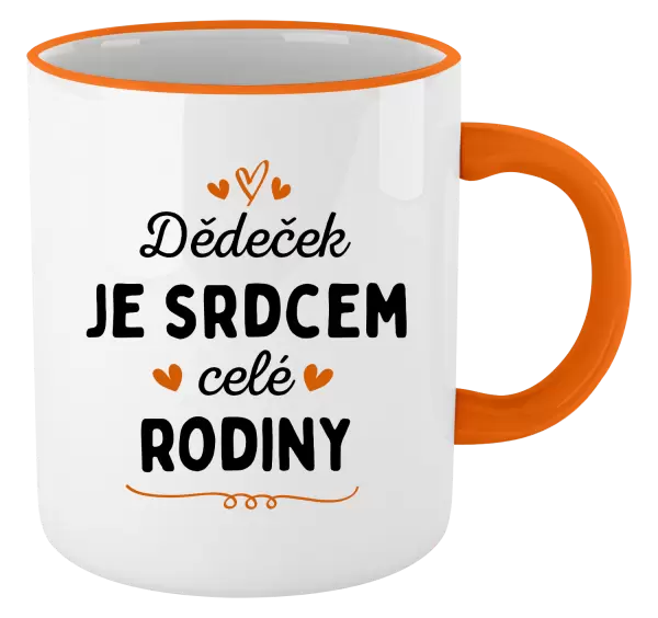 Hrnek Dědeček je srdcem celé rodiny