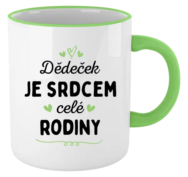 Hrnek Dědeček je srdcem celé rodiny