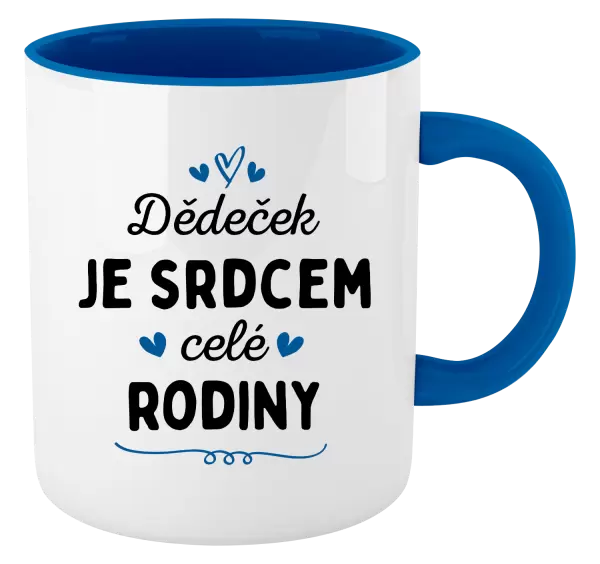 Hrnek Dědeček je srdcem celé rodiny
