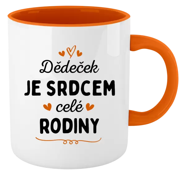 Hrnek Dědeček je srdcem celé rodiny