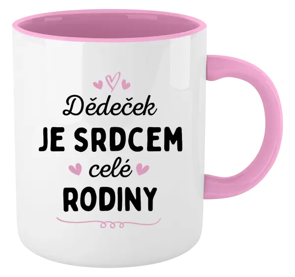 Hrnek Dědeček je srdcem celé rodiny