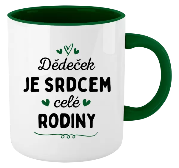 Hrnek Dědeček je srdcem celé rodiny