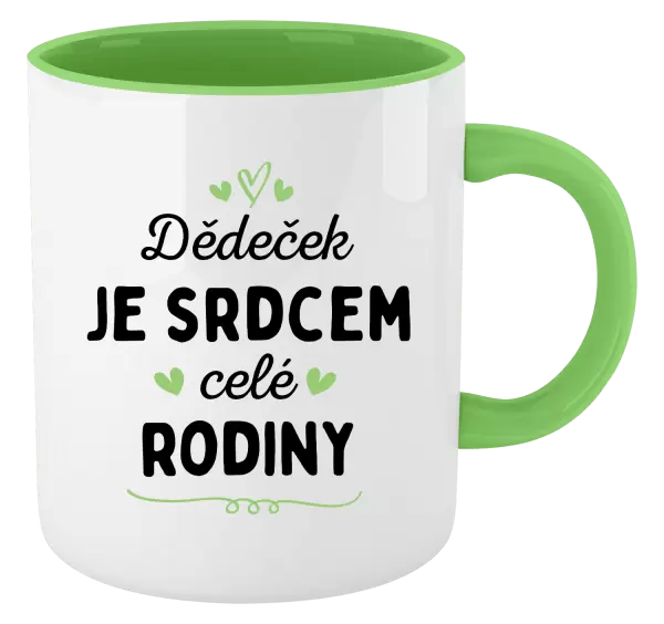 Hrnek Dědeček je srdcem celé rodiny