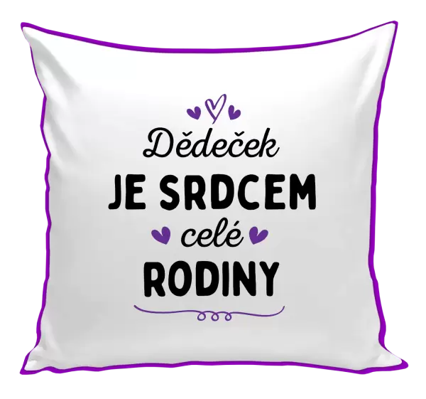 Polštář Dědeček je srdcem celé rodiny
