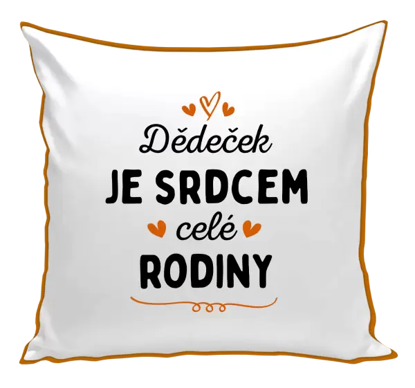 Polštář Dědeček je srdcem celé rodiny