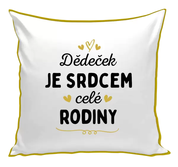 Polštář Dědeček je srdcem celé rodiny