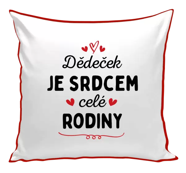 Polštář Dědeček je srdcem celé rodiny