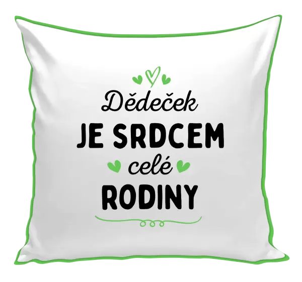 Polštář Dědeček je srdcem celé rodiny