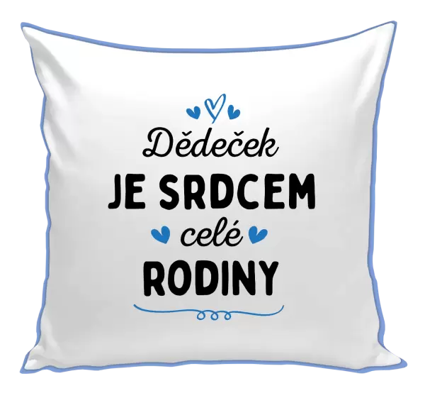 Polštář Dědeček je srdcem celé rodiny