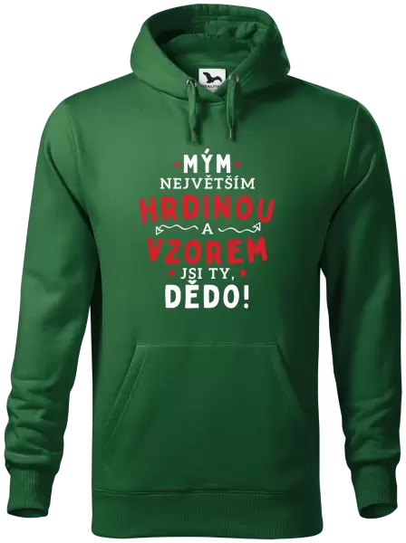 Pánská mikina Mým největším hrdinou a vzorem jsi ty, dědo!