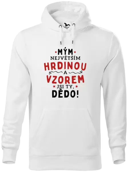 Pánská mikina Mým největším hrdinou a vzorem jsi ty, dědo!