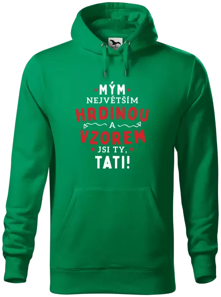 Pánská mikina Mým největším hrdinou a vzorem jsi ty, tati!
