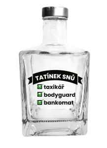 Skleněná láhev Tatínek snů