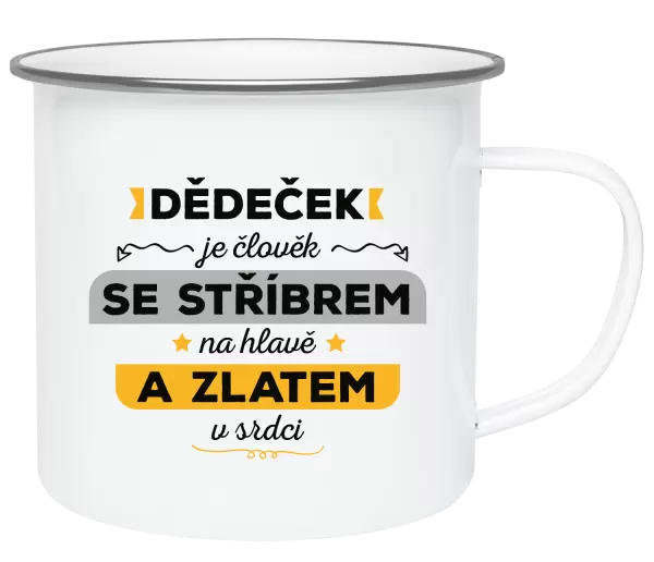 Plecháček Dědeček je člověk se stříbrem na hlavě a zlatem v srdci