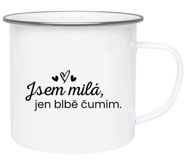 Plecháček Jsem milá, jen blbě čumim.