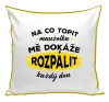 Polštář Na co topit, manželka mě dokáže rozpálit každý den