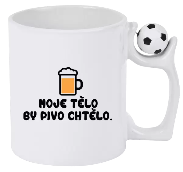 Hrnek Moje tělo by pivo chtělo