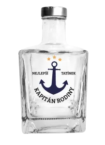 Skleněná láhev Kapitán rodiny