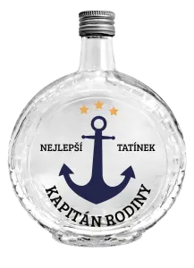 Skleněná láhev Kapitán rodiny