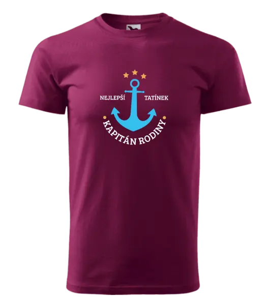 Pánské tričko Kapitán rodiny