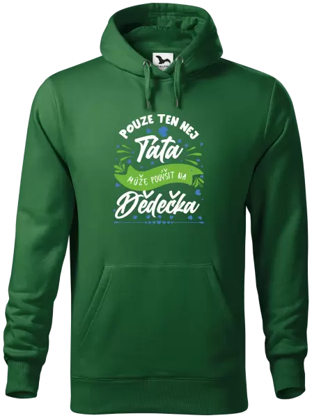 Pánská mikina Pouze ten nej táta může povýšit na dědečka