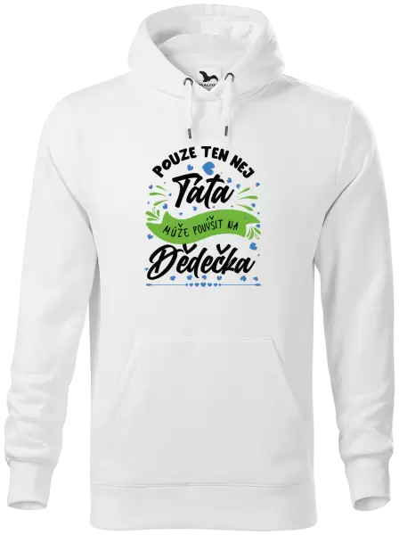 Pánská mikina Pouze ten nej táta může povýšit na dědečka