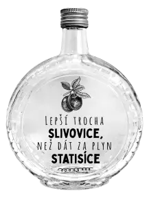 Skleněná láhev Lepší trocha slivovice