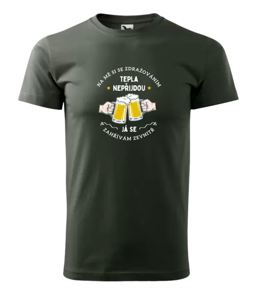Pánské tričko Zahřívám se zevnitř