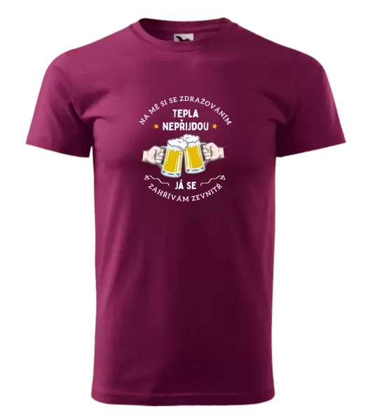 Pánské tričko Zahřívám se zevnitř